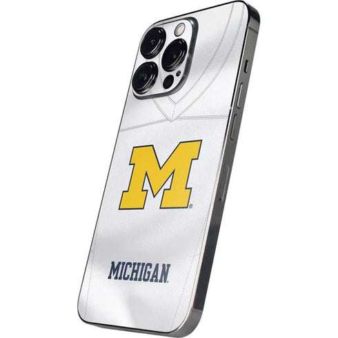 University of Michigan White Jersey iPhone 16 Pro Skin
